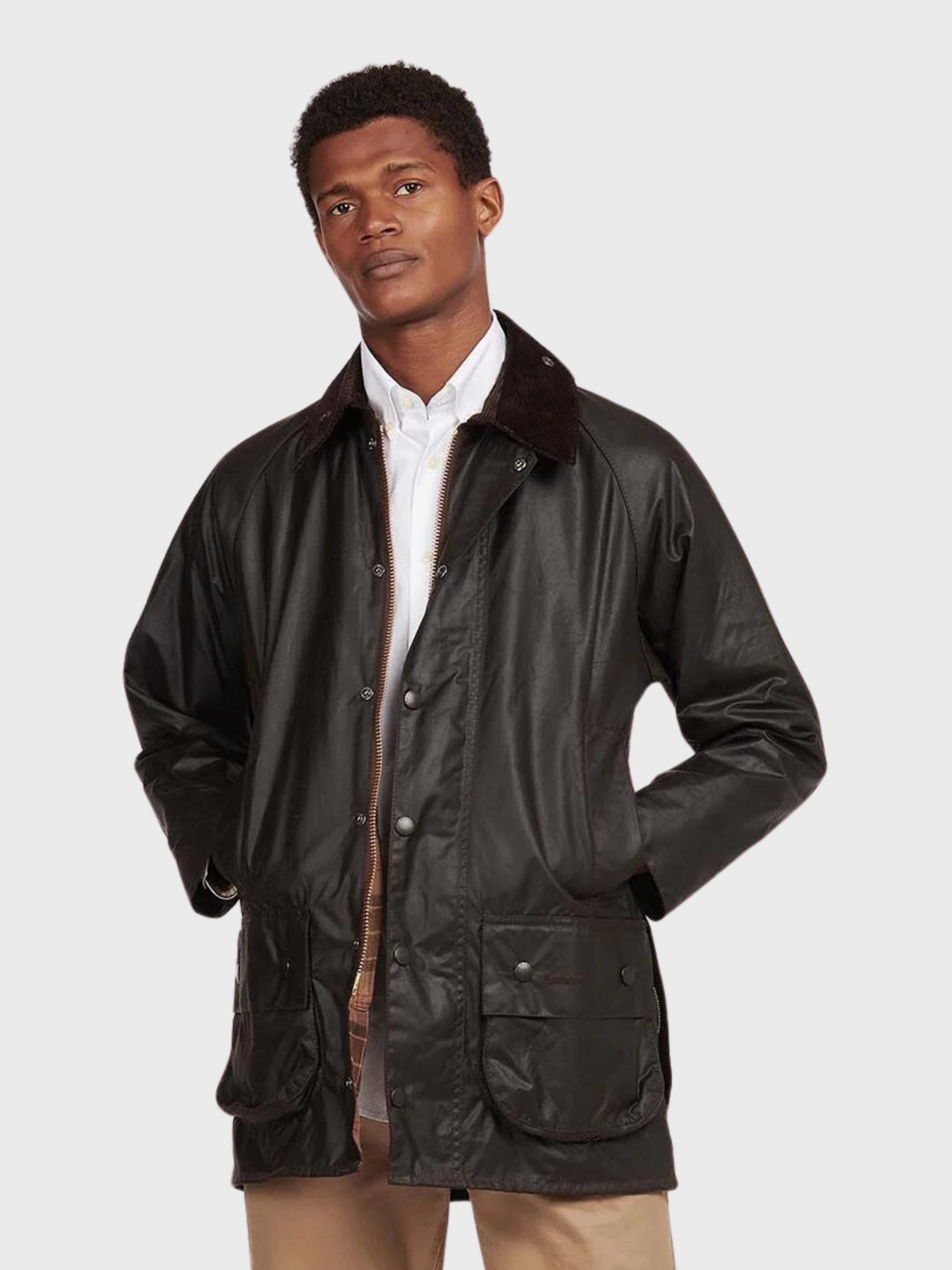 Barbour classic beaufort waxed jacket on sale