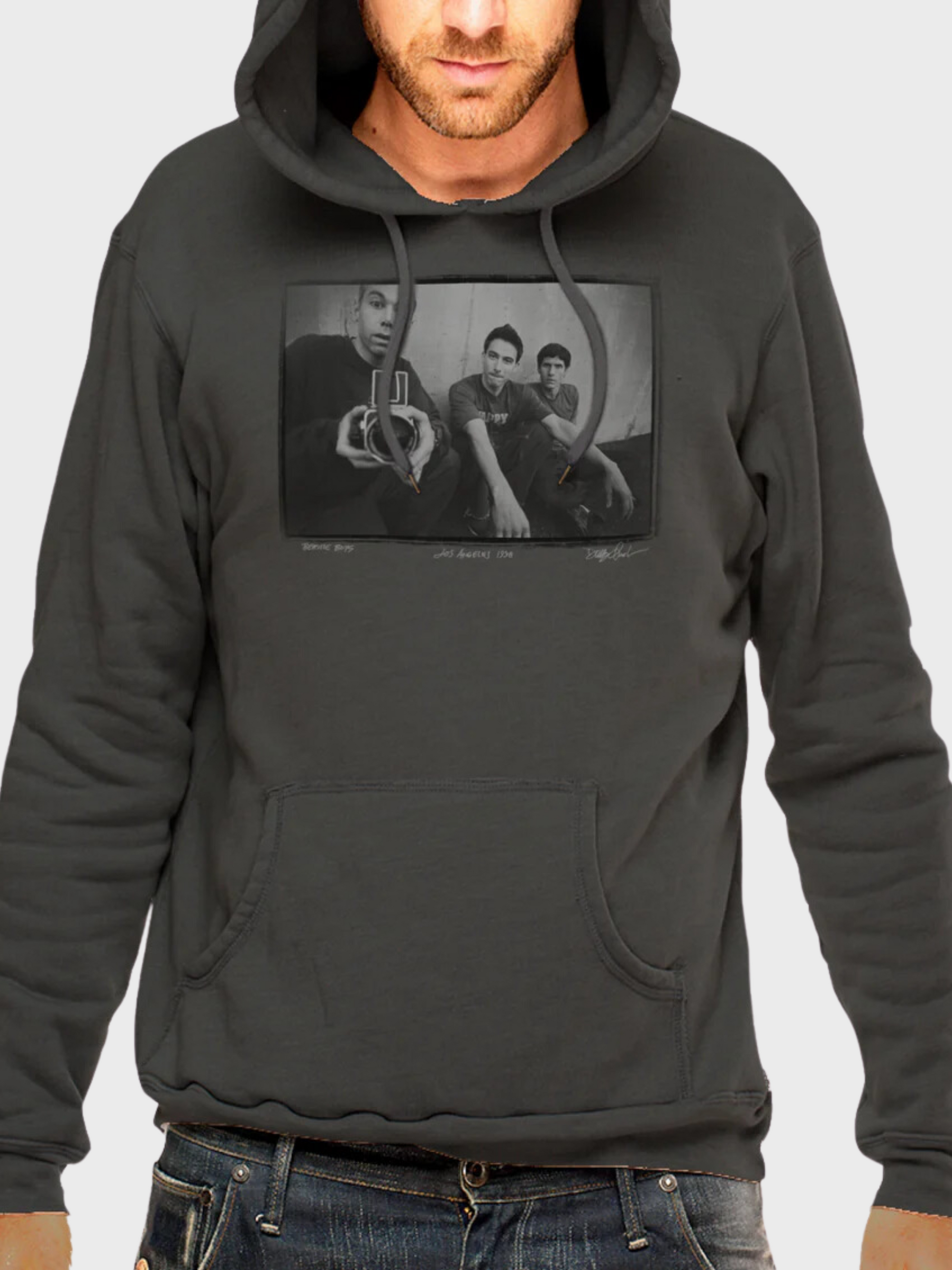 Clinch Beastie Boys Pullover Faded Black-Men's Sweatshirts-Brooklyn-Vancouver-Yaletown-Canada