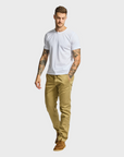 Easy Mondays Drawstring Chino Khaki-Men's Pants-Howard-Surrey-Canada