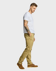 Easy Mondays Drawstring Chino Khaki-Men's Pants-Howard-Surrey-Canada