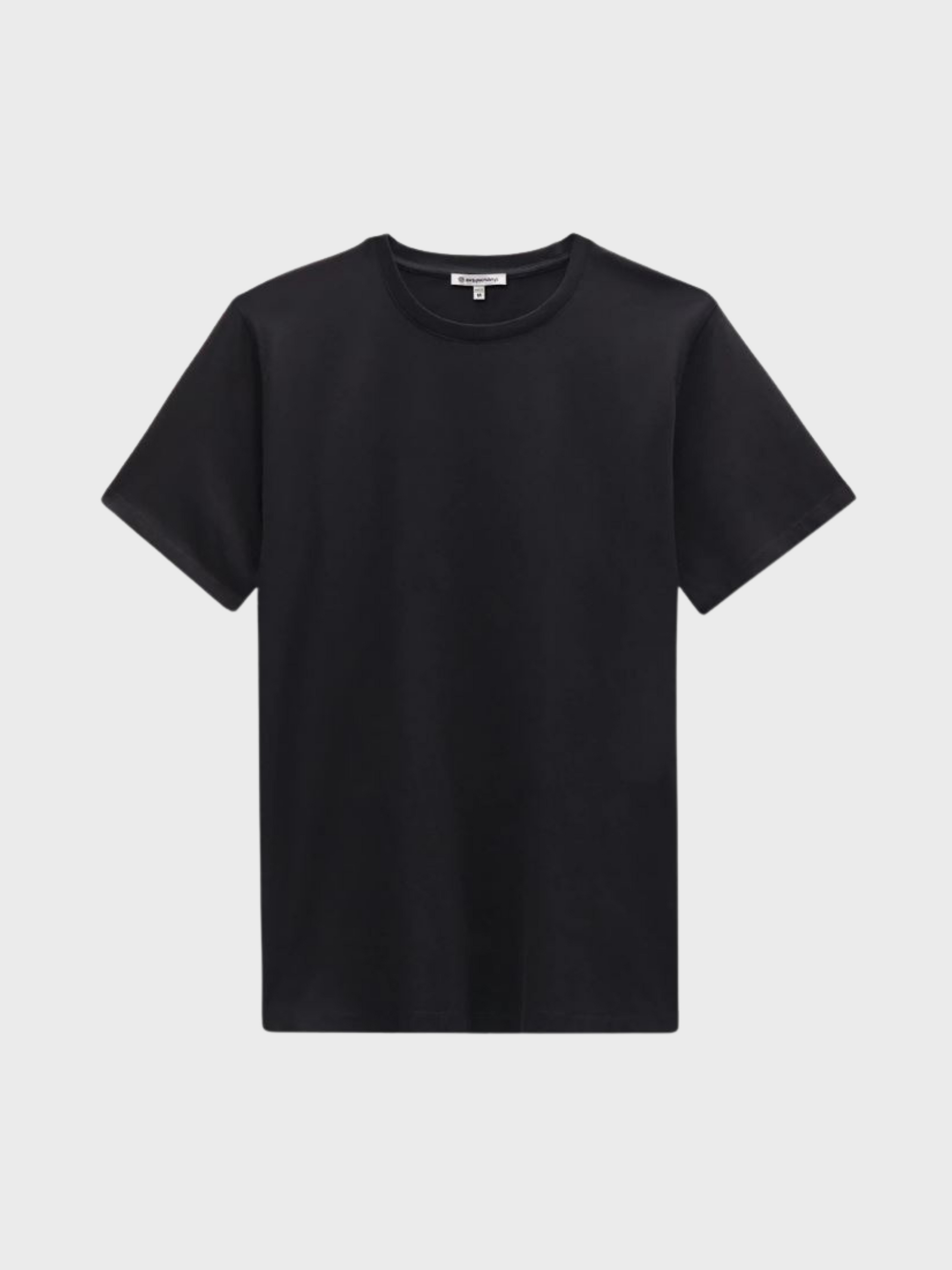 Easy Mondays Crew Neck SS Cotton T-Shirt Black-Men's T-Shirts-Brooklyn-Vancouver-Yaletown-Canada