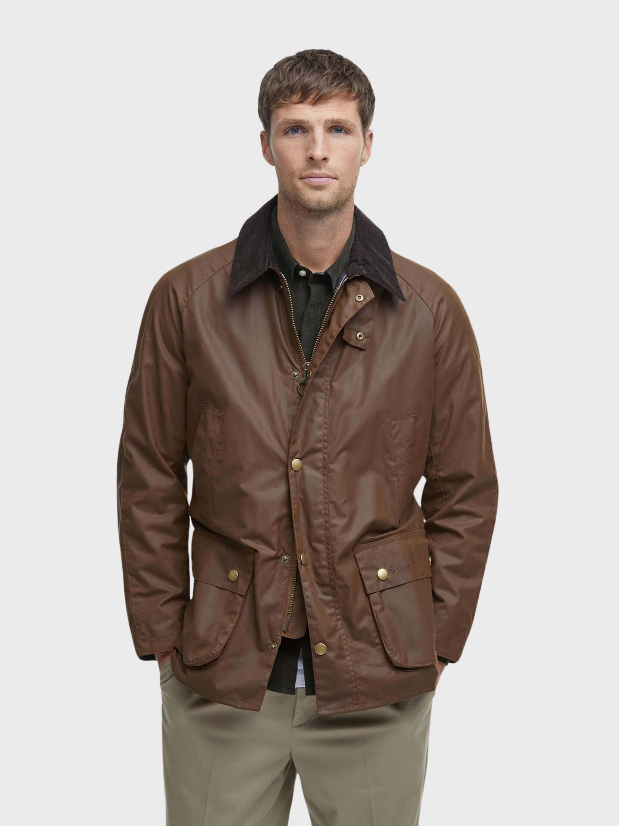 Barbour Coat Ashby Wax Bark-Men's Coats-Howard-Surrey-Canada