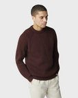 Peregrine Sweater Ford Crew Shiraz-Men's Sweaters-Howard-Surrey-Canada