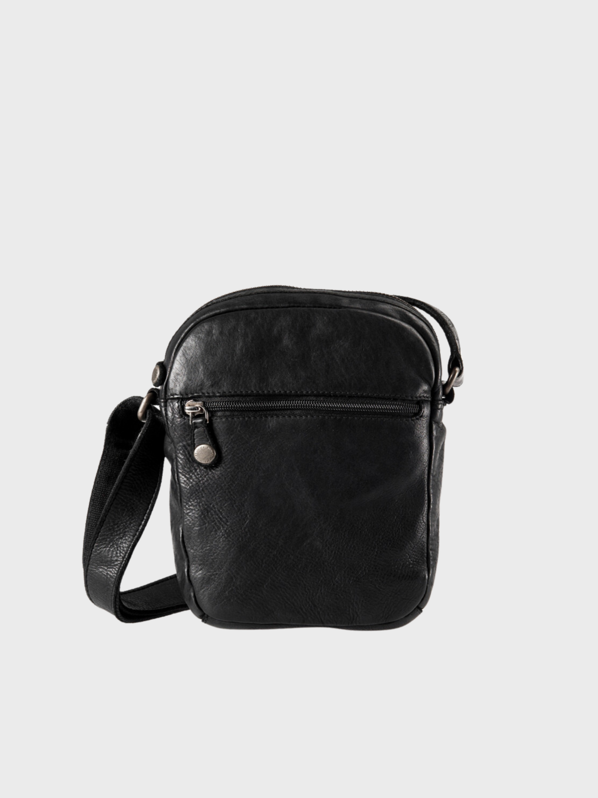 Aunts & Uncles Bags Van Dyke Crossover Bag Charcoal Black-Men's Bags-Howard-Surrey-Canada