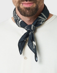 Merz Accessories Cotton Bandana Charcoal-Men's Accessories-Howard-Surrey-Canada