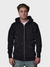 Frere Du Nord Winter Zip Up Hoodie Black-Men's Sweatshirts-Brooklyn-Vancouver-Yaletown-Canada