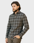 Kato Shirt The Ripper LS Triple Lowtwist Slate Gray-Men's Shirts-Howard-Surrey-Canada