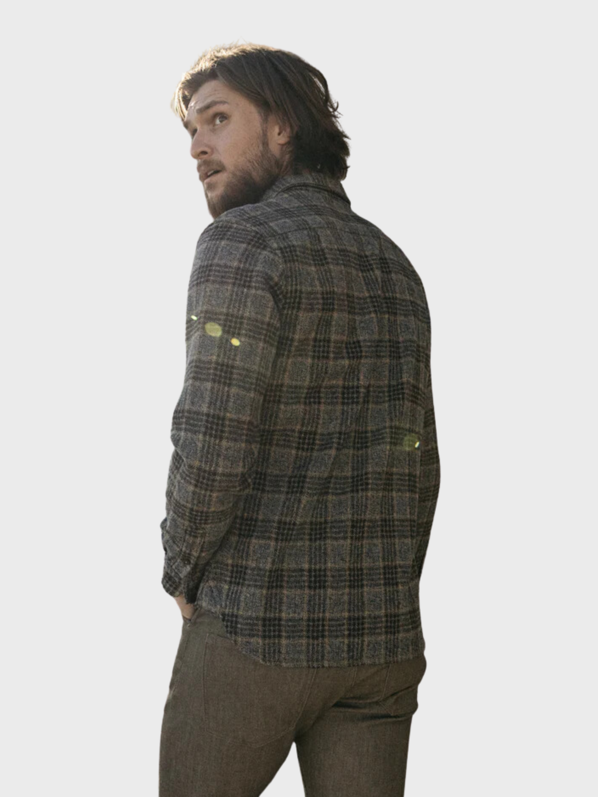 Kato Shirt The Ripper LS Triple Lowtwist Slate Gray-Men's Shirts-Howard-Surrey-Canada