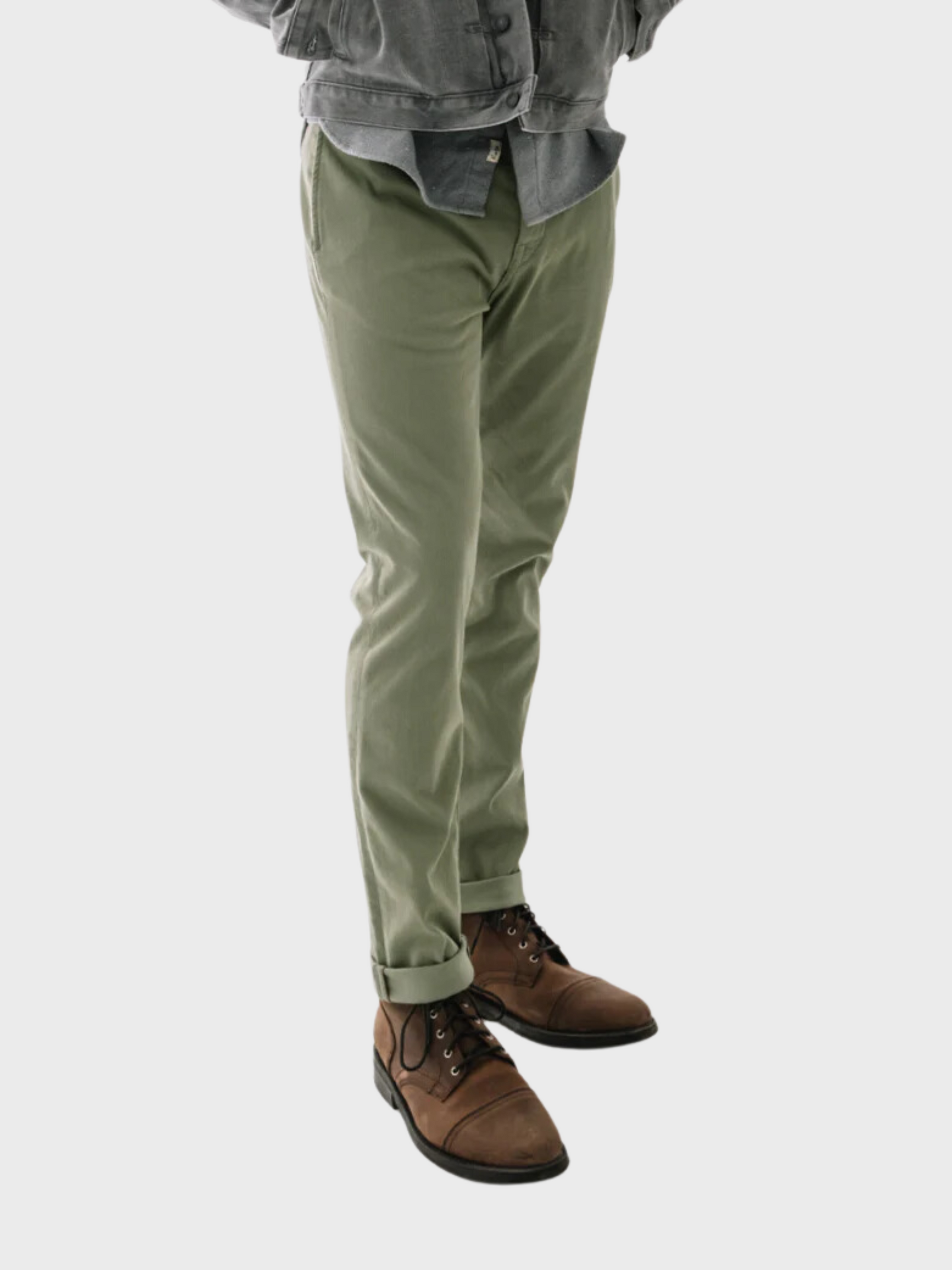 Kato The Axe Chino Denit Sage-Men's Pants-Howard-Surrey-Canada