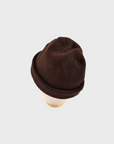 Dehen Wool Knit Watch Cap Brown FW24-Men's Accessories-Howard-Surrey-Canada