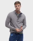 Barbour Sid Sweatshirt Stone-Men's Sweaters-Howard-Surrey-Canada