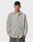 Merz Shirt 9.2 Oz Broken Twill Relaxed Fit Nature-Men's Shirts-Howard-Surrey-Canada