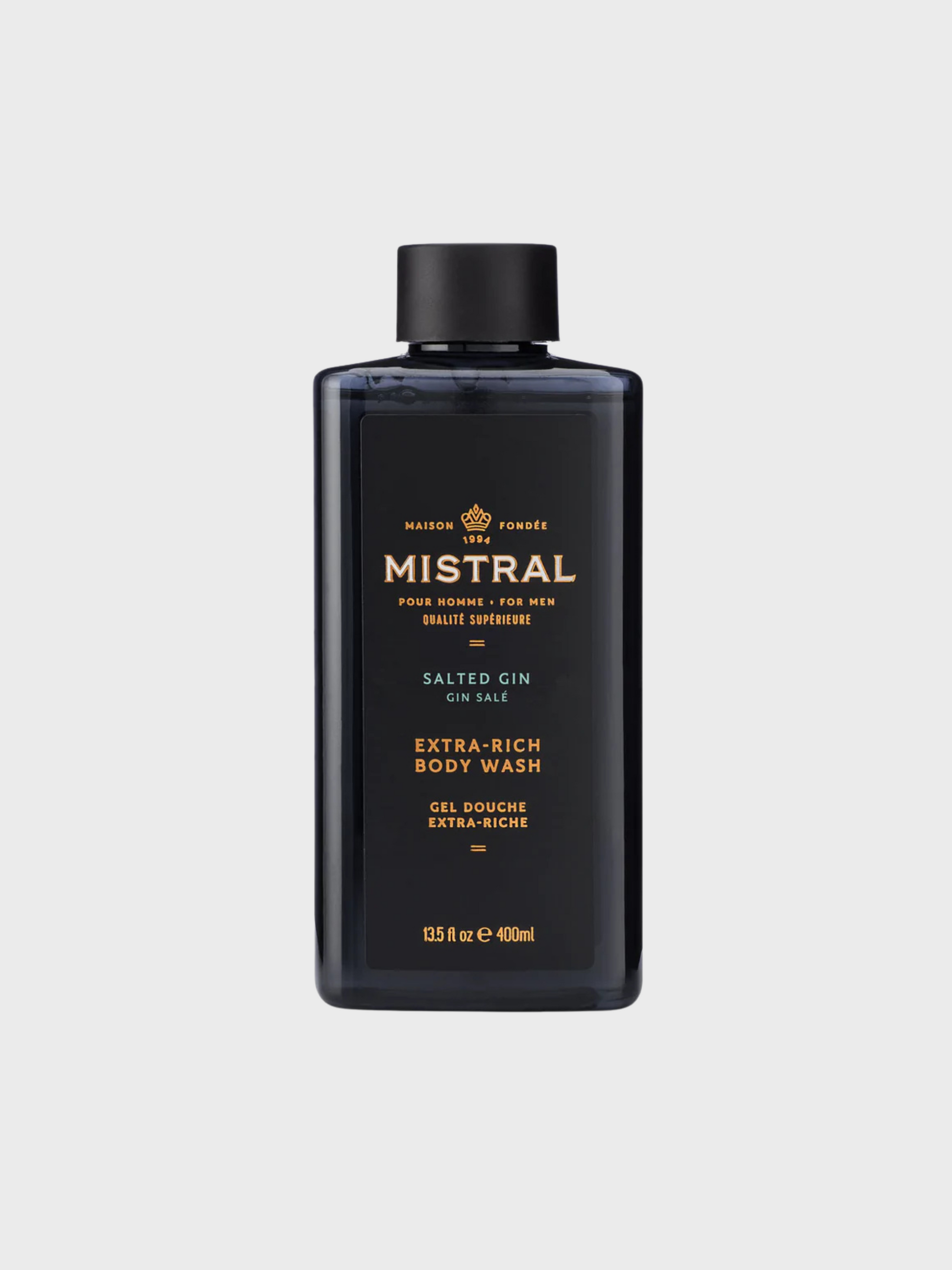 Mistral - Body Wash - 400ml-Men's Accessories-Howard-Surrey-Canada