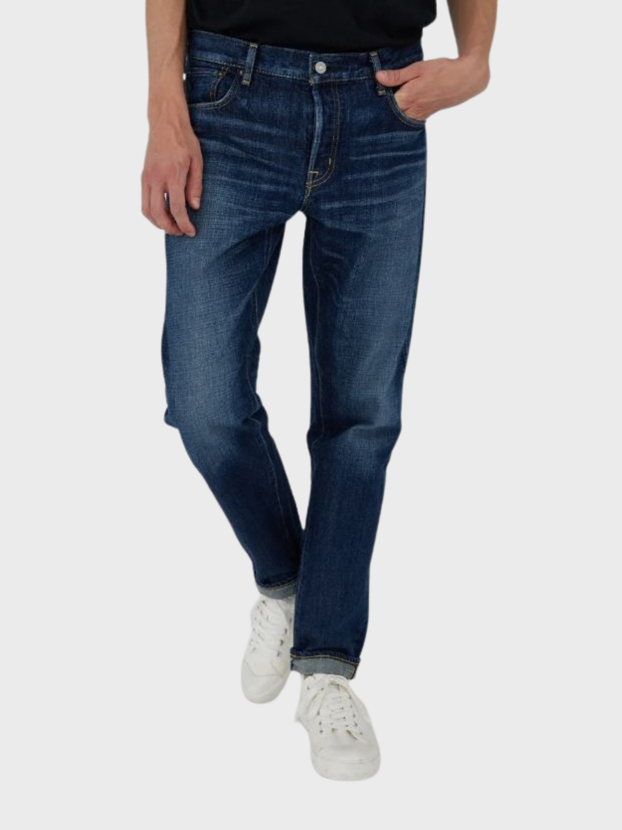 Moussy-MVM Bern Tapered Denim-Dark Blue FW23-Men's Denim-Howard-Surrey-Canada