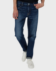 Moussy-MVM Bern Tapered Denim-Dark Blue FW23-Men's Denim-Howard-Surrey-Canada