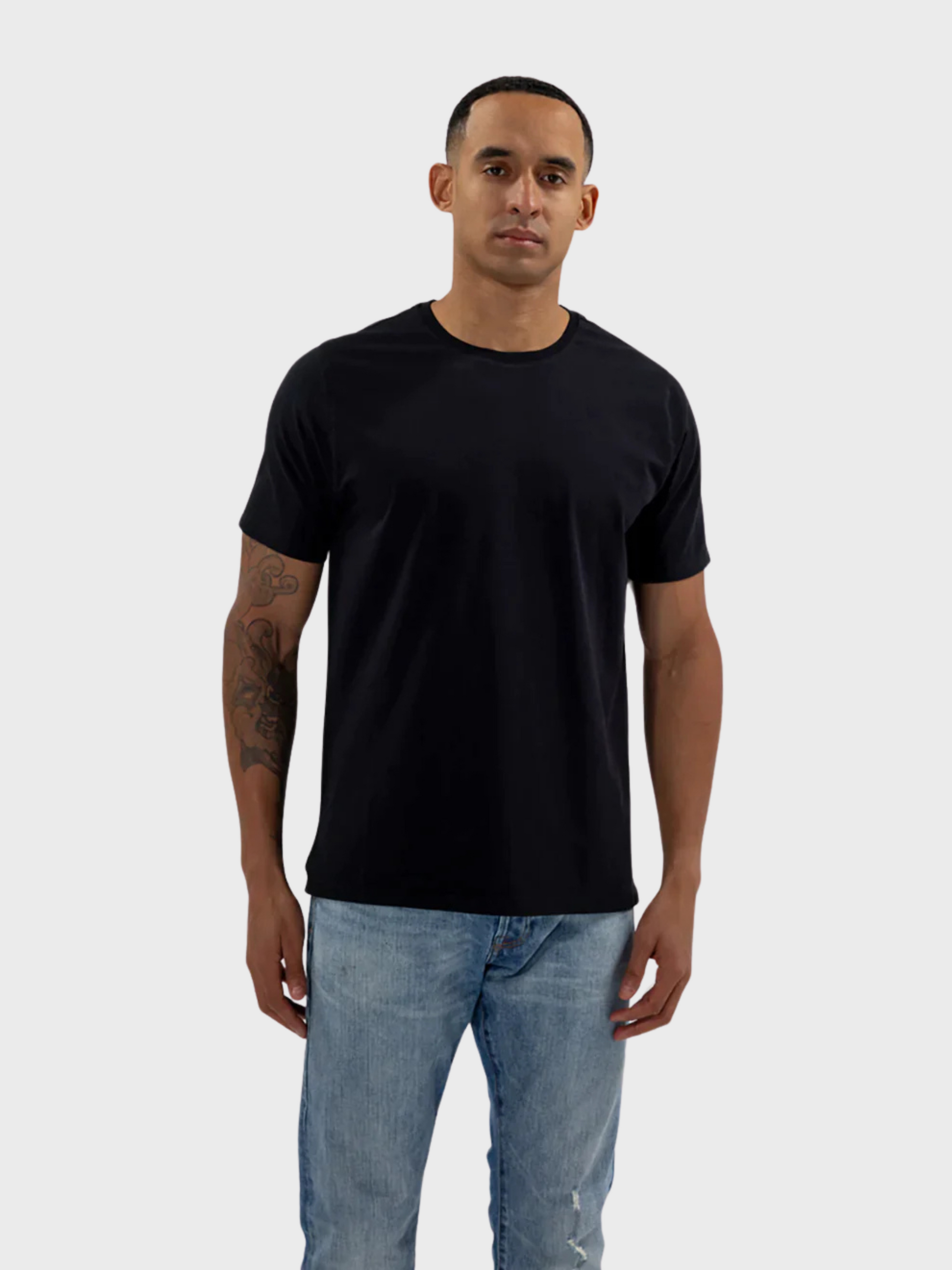 Easy Mondays Crew Neck Cotton T-Shirt-Men's T-Shirts-Howard-Surrey-Canada