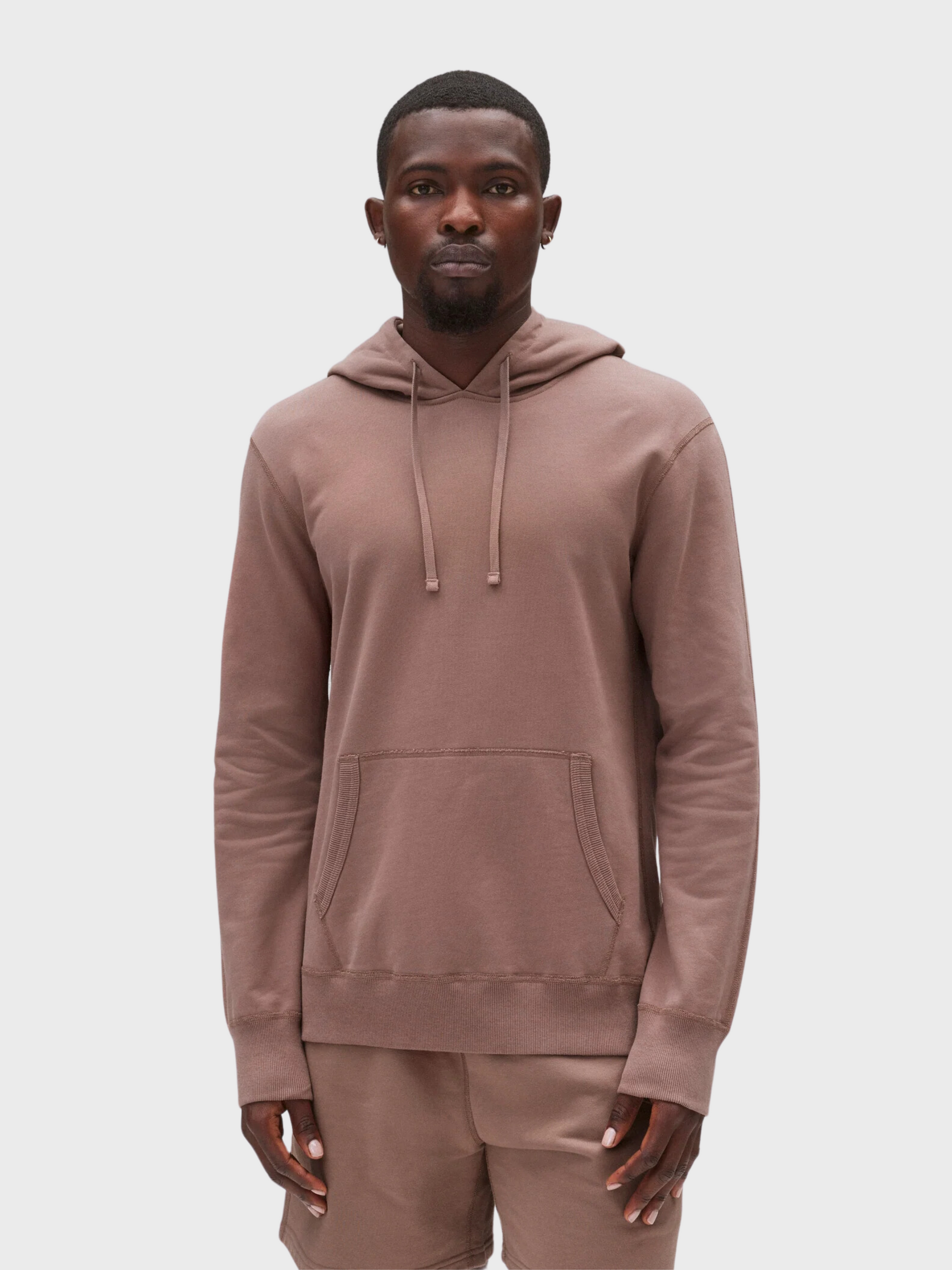 RC - Midweight Terry Pullover Hoodie Desert Rose SS23-Men's Sweatshirts-Howard-Surrey-Canada