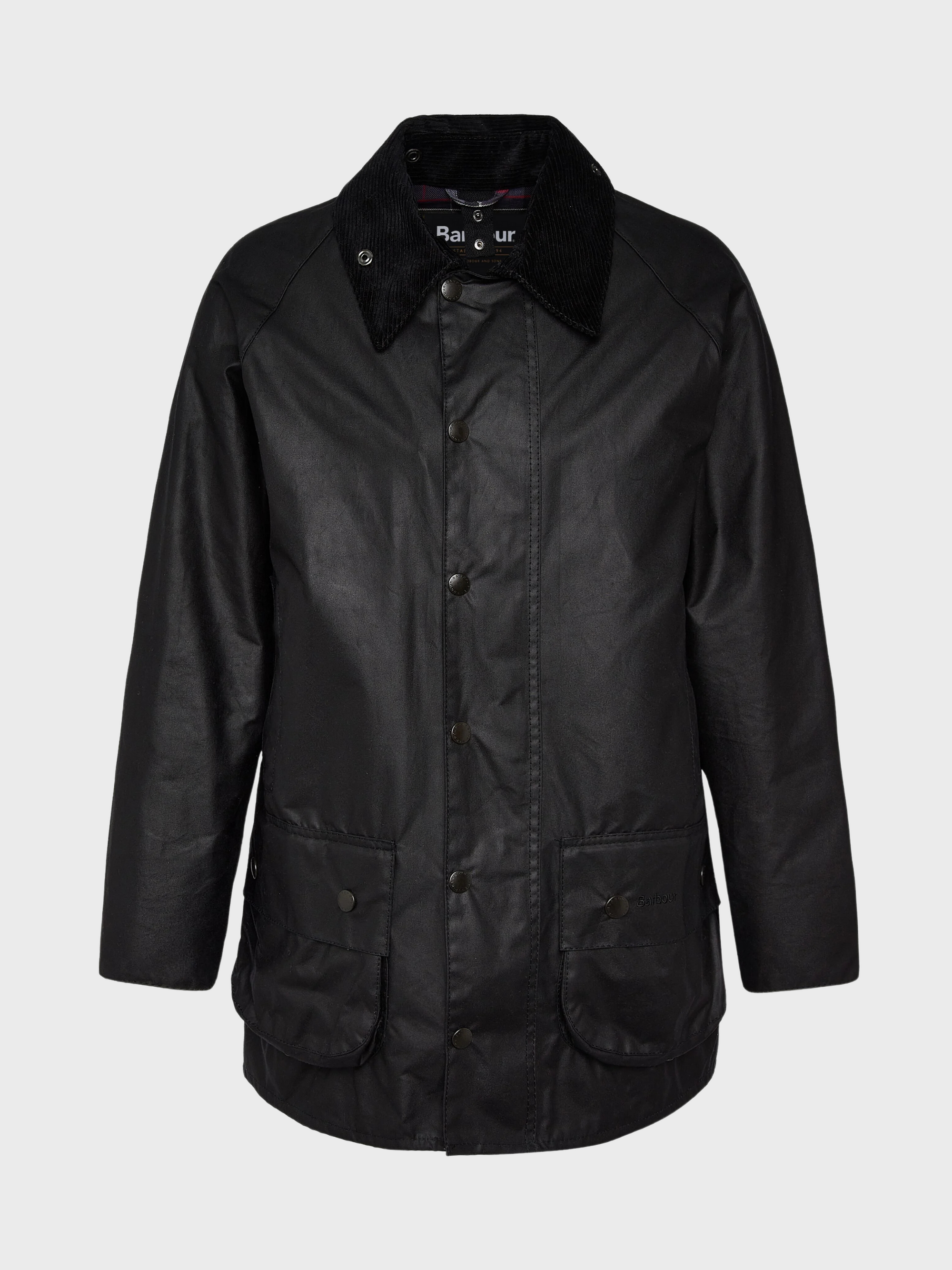 Barbour Beaufort Waxed Jacket - Black-Men's Coats-Brooklyn-Vancouver-Yaletown-Canada