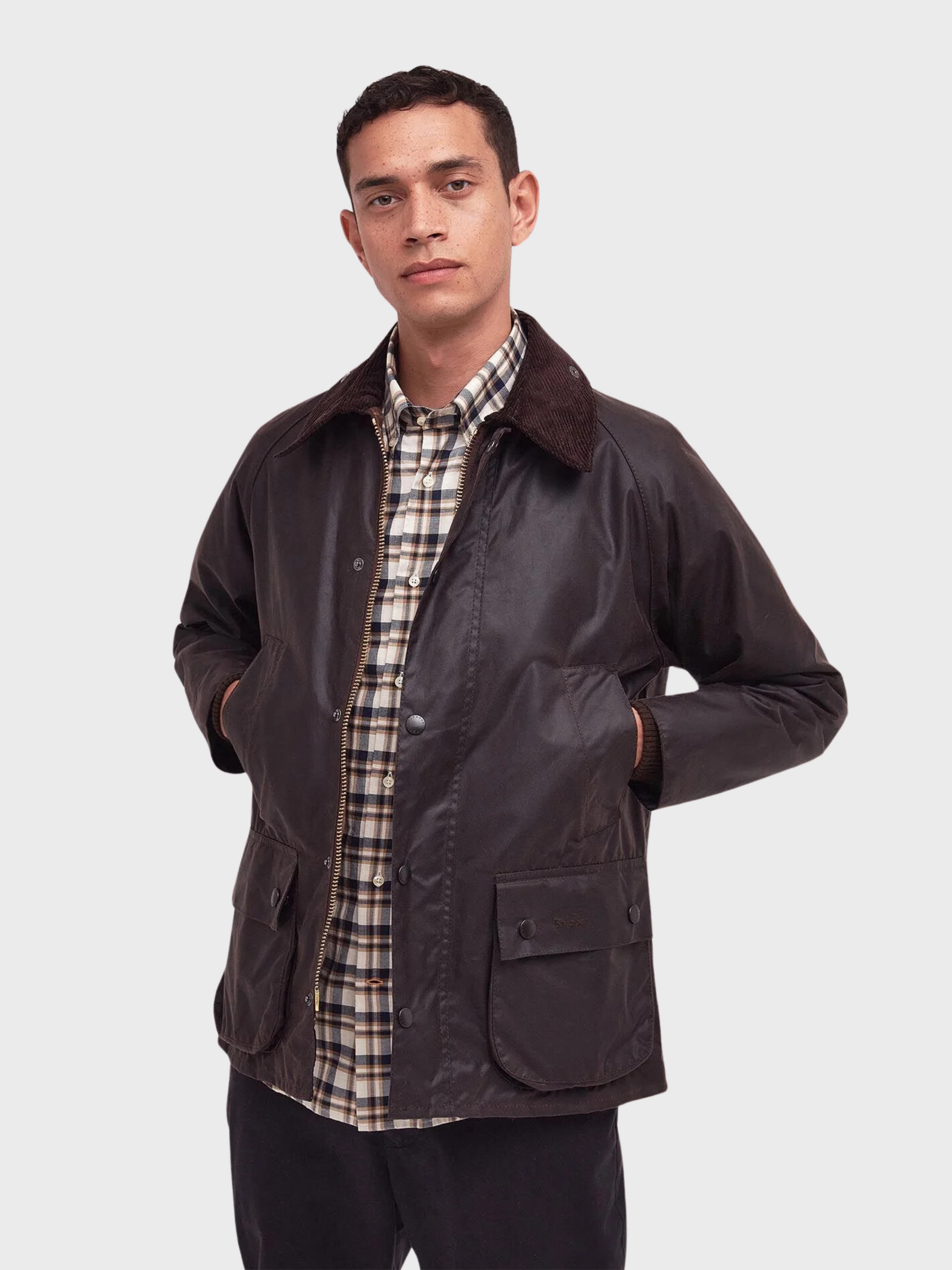 Barbour Bedale Wax Coat - Rustic-Men's Coats-Brooklyn-Vancouver-Yaletown-Canada