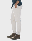 Kato The Axe Chino Denit Heather White-Men's Pants-Brooklyn-Vancouver-Yaletown-Canada