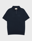 Far Afield Tee Shirt Jacobs Polo Lace - Navy Iris-Men's T-Shirts-Brooklyn-Vancouver-Yaletown-Canada