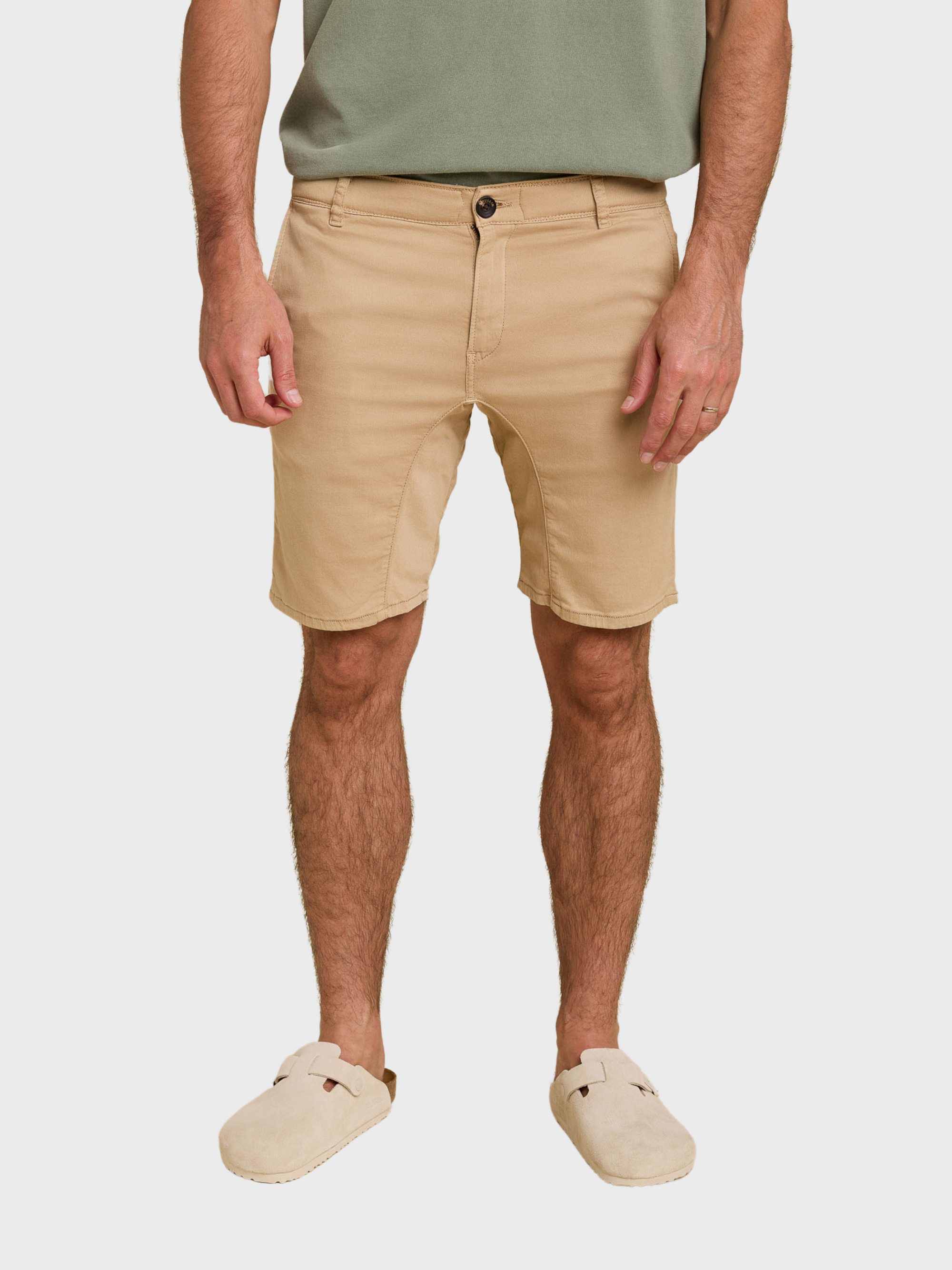 Pullin Dening Chino Short Biscotti-Men&#39;s Shorts-Howard-Surrey-Canada