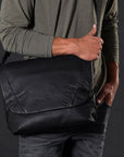 Aunts & Uncles Bags Matsumoto Messenger Bag Black-Men's Bags-Howard-Surrey-Canada