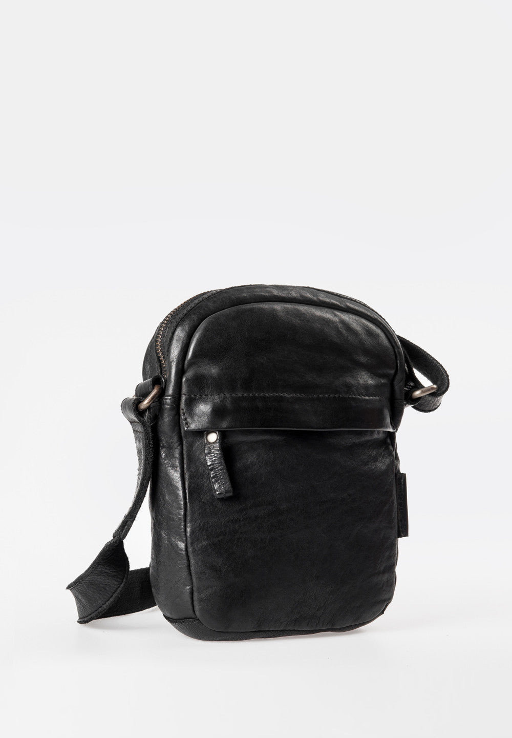 Aunts & Uncles Bags Van Dyke Crossover Bag Charcoal Black-Men's Bags-Howard-Surrey-Canada