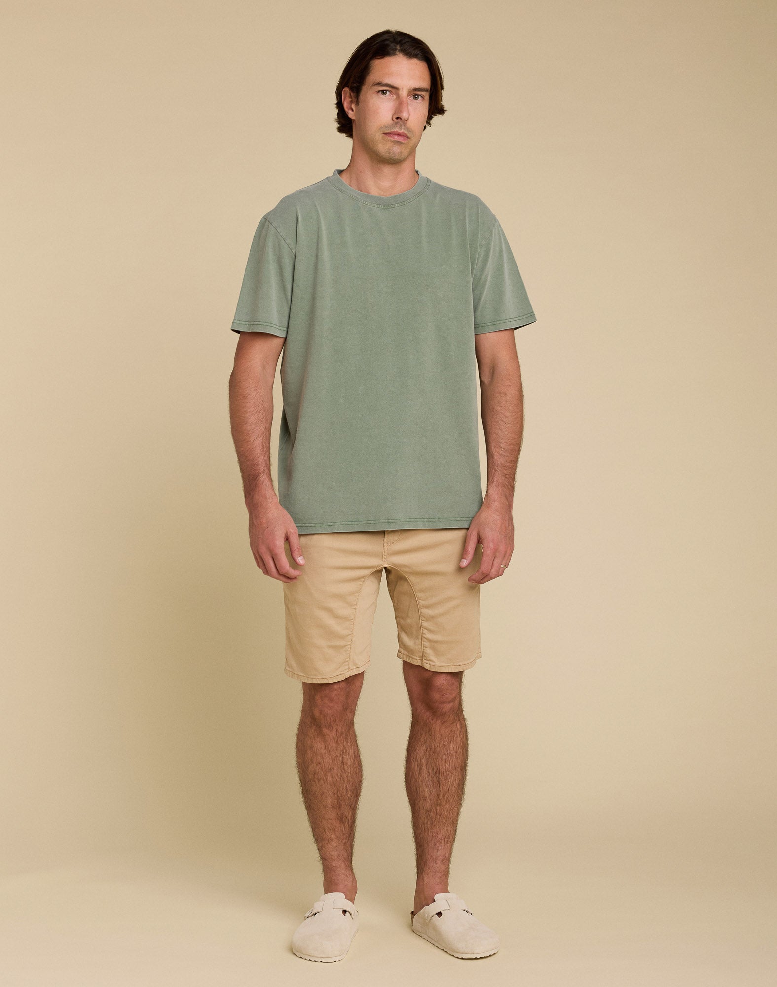 Pullin Dening Chino Short Biscotti-Men&#39;s Shorts-Howard-Surrey-Canada