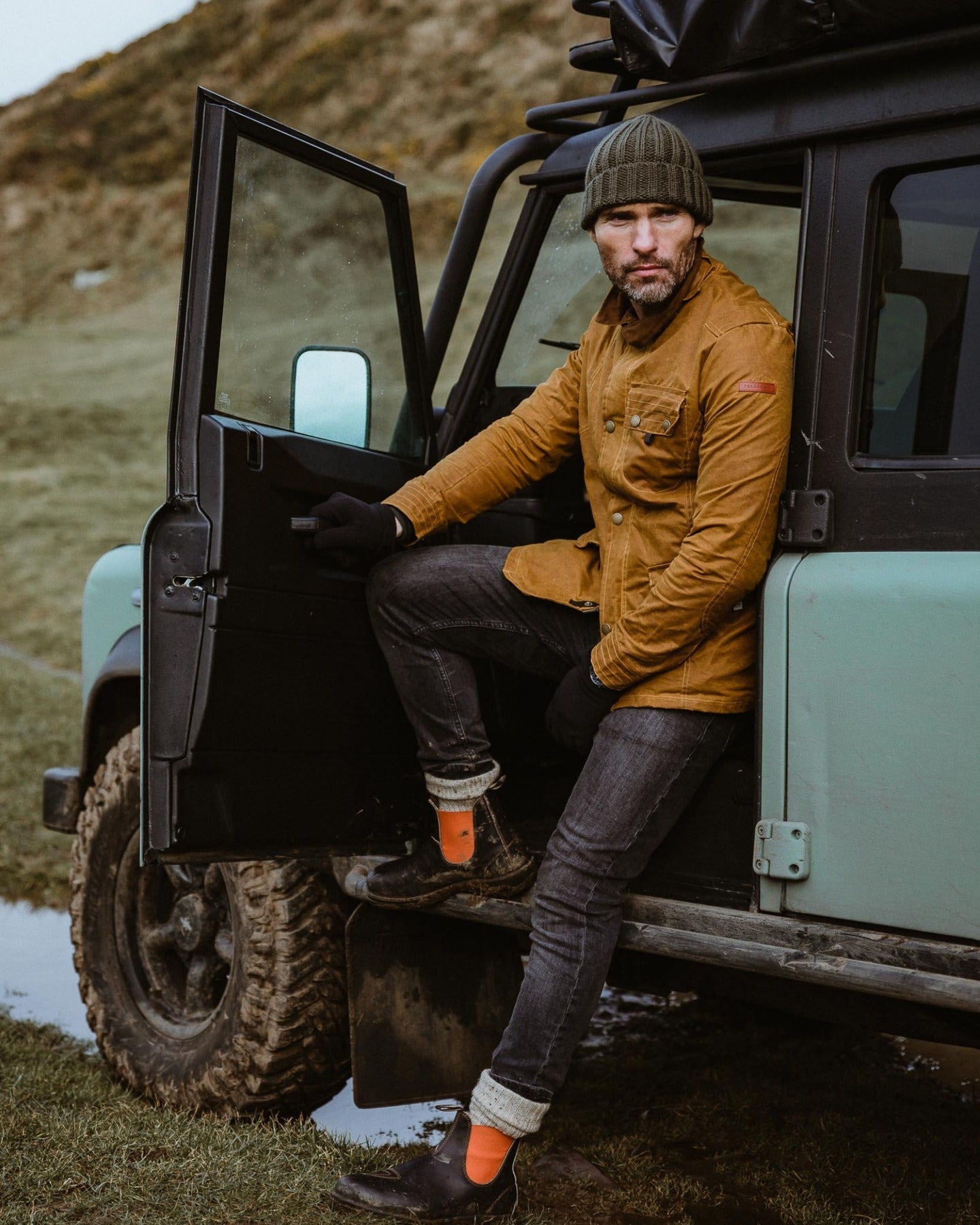 Mustard utility jacket deals
