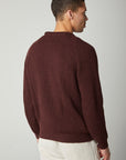 Peregrine Sweater Ford Crew Shiraz-Men's Sweaters-Howard-Surrey-Canada