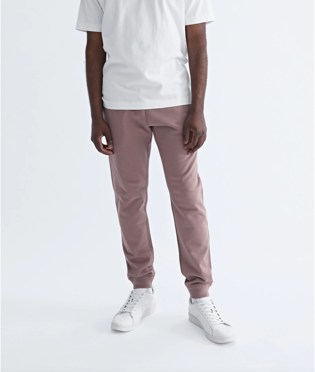 RC - Knit Mid Wt. Terry Slim Sweatpant Desert Rose SS23-Men&#39;s Pants-Yaletown-Vancouver-Surrey-Canada