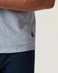 34 Heritage T-Shirt Slub Crew Neck - Blue Fog-Men's T-Shirts-Brooklyn-Vancouver-Yaletown-Canada
