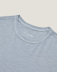 34 Heritage T-Shirt Slub Crew Neck - Blue Fog-Men's T-Shirts-Brooklyn-Vancouver-Yaletown-Canada
